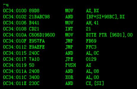 汇编语言————练习